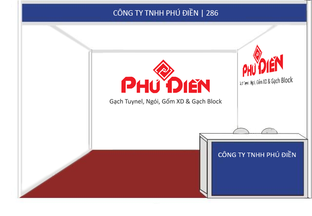 Hình ảnh gian hàng công ty TNHH Phú Điền tại Vietbuild 2012